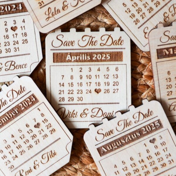 Save the Date köszönőajándék